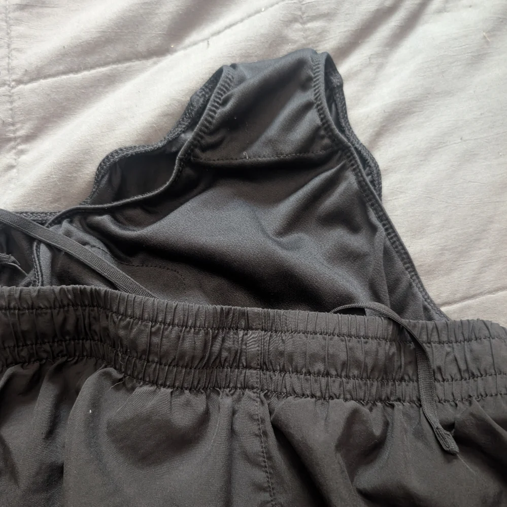 Nike Dri-Fit Black Shorts, Lined, Girls Large